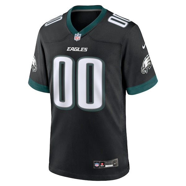 Philadelphia Eagles Nike Alternate Custom Game Jersey - Black - Image 2