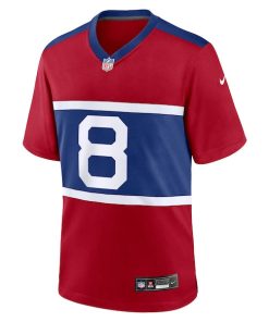 Alternative view of Daniel Jones New York Giants Nike Alternate Player Game Jersey - Century Red