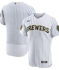 Milwaukee Brewers Nike Alternate Authentic Team Jersey - White