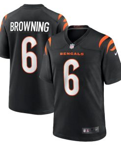 Jake Browning Cincinnati Bengals Nike Game Jersey - Black