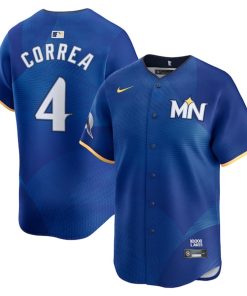 Carlos Correa Minnesota Twins Nike 2024 City Connect Limited Jersey - Royal