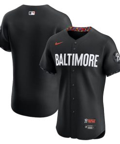 Baltimore Orioles Nike City Connect  Elite Jersey - Black
