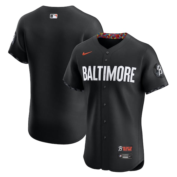 Baltimore Orioles Nike City Connect Elite Jersey - Black