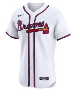 Alternative view of Ronald Acu?a Jr. Atlanta Braves Nike Home Elite Jersey - White