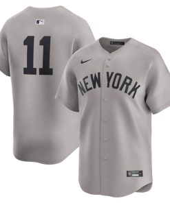 Anthony Volpe New York Yankees Nike Road Limited Player Jersey - Gray