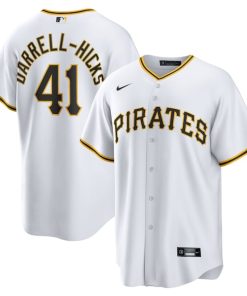 Michael Darrell-Hicks Pittsburgh Pirates Nike Home Replica Jersey - White