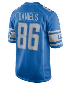Alternative view of Darrell Daniels Detroit Lions Nike Team Game Jersey -  Blue