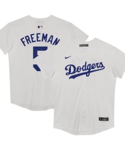 Freddie Freeman Los Angeles Dodgers Nike Preschool Home Game Jersey - White