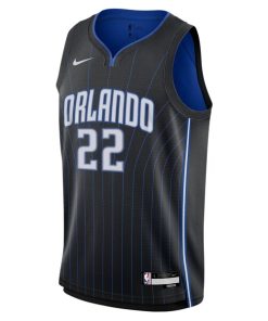 Alternative view of Franz Wagner Orlando Magic Nike Youth Swingman Jersey - Icon Edition - Black