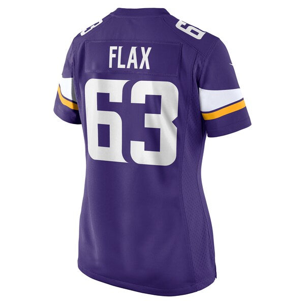 Jeremy Flax Minnesota Vikings Nike Women's Game Jersey - Purple - Image 3
