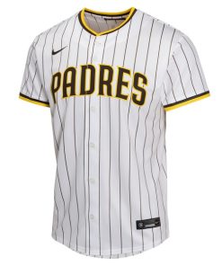 Alternative view of San Diego Padres Nike Youth Home Game Jersey - White