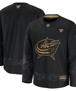 Columbus Blue Jackets  2024 Military Appreciation Practice Jersey - Black