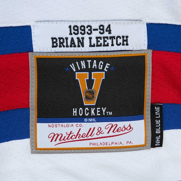 Brian Leetch New York Rangers Alternate Captain Patch 1993/94 Blue Line Player Jersey - Blue - Image 10