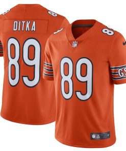 Mike Ditka Chicago Bears Nike Alternate Vapor Untouchable Limited Retired Player Jersey - Orange