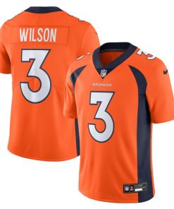 Alternative view of Russell Wilson Denver Broncos Nike  Vapor Untouchable Limited Jersey - Orange/Navy/White