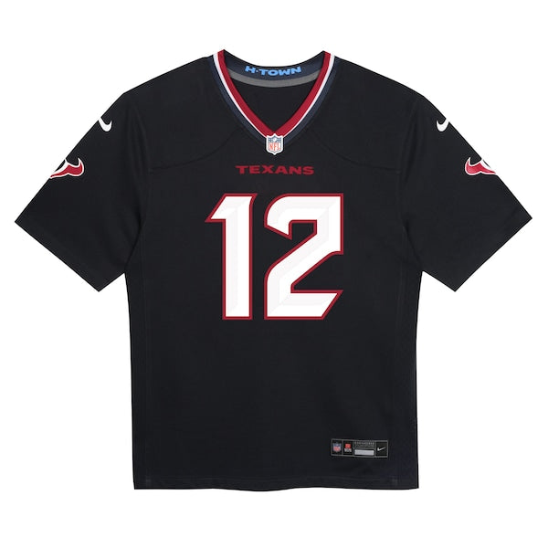 Nico Collins Houston Texans Nike Preschool Team Player Game Jersey - Navy - Image 2