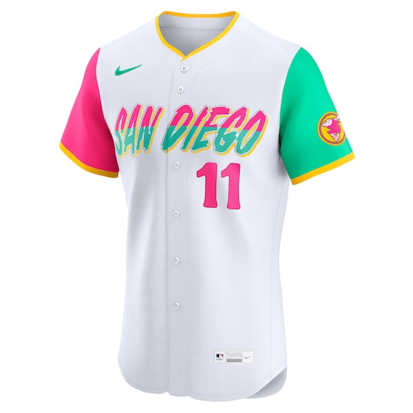 Yu Darvish San Diego Padres Nike City Connect Elite Player Jersey - White - Image 2