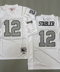 Ken Stabler Las Vegas Raiders Authentic Throwback Retired Player Jersey