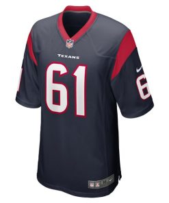 Alternative view of DJ Scaife Jr Houston Texans Nike Team Game Jersey -  Navy