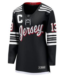 Alternative view of Nico Hischier New Jersey Devils  Women's Alternate Premier Breakaway Player Jersey - Black