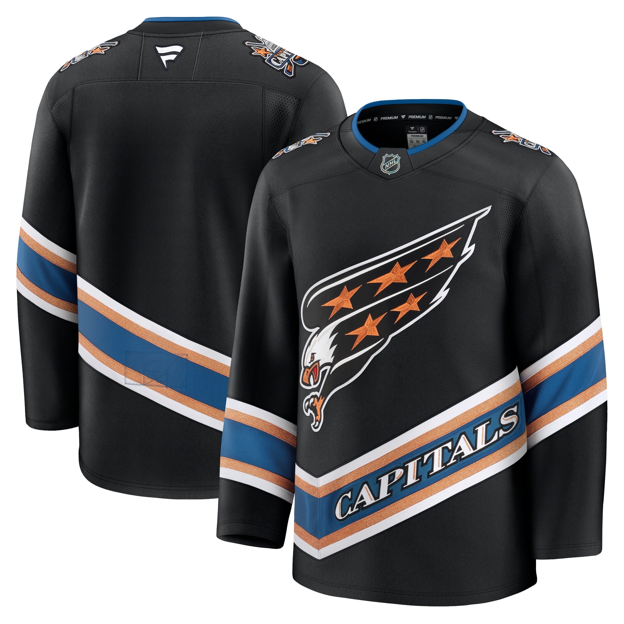 Washington Capitals Home Premium Jersey - Red/Black/White - Image 6