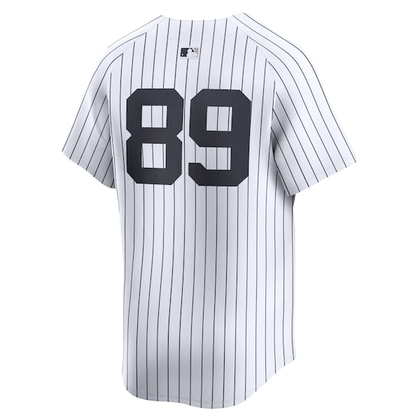 Jasson Dom¨ªnguez New York Yankees Nike Home Limited Player Jersey - White/Navy - Image 4