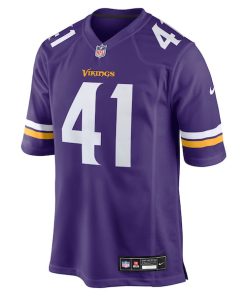 Alternative view of Kobe King Minnesota Vikings Nike Team Game Jersey -  Purple