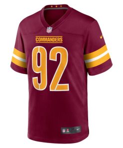 Alternative view of Dorance Armstrong Washington Commanders Nike Game Jersey -  Burgundy