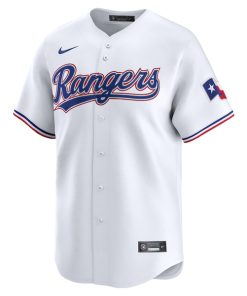 Alternative view of Texas Rangers Nike Home Limited Custom Jersey - White