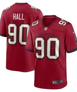 Logan Hall Tampa Bay Buccaneers Nike Game Player Jersey - Red