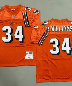 Ricky Williams Miami Dolphins Authentic Throwback Retired Player Jersey