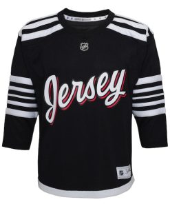 Alternative view of New Jersey Devils Youth 2021/22 Alternate Replica Jersey - Black