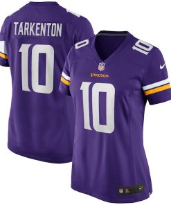 Fran Tarkenton Minnesota Vikings Nike Women's Game Retired Player Jersey - Purple