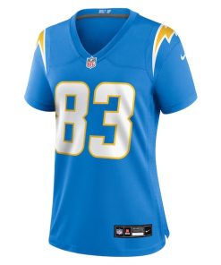 Alternative view of Tyler Conklin Los Angeles Chargers Nike Women's Team Game Jersey -  Powder Blue