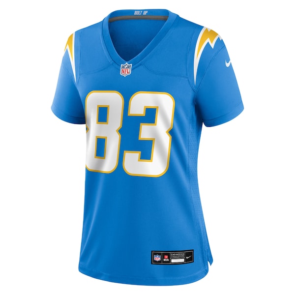 Tyler Conklin Los Angeles Chargers Nike Women's Team Game Jersey - Powder Blue - Image 2
