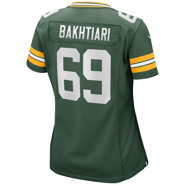 David Bakhtiari Green Bay Packers Nike Women's Game Player Jersey - Green - Image 3