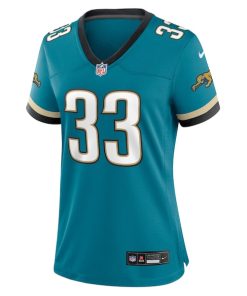 Alternative view of Devin Lloyd Jacksonville Jaguars Nike Women's Prowler Throwback Game Jersey - Teal