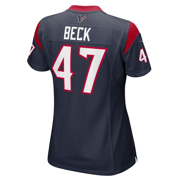 Andrew Beck Houston Texans Nike Women's Team Game Jersey - Navy - Image 3