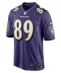 Alternative view of Steve Smith Sr. Baltimore Ravens Nike Retired Player Game Jersey - Purple