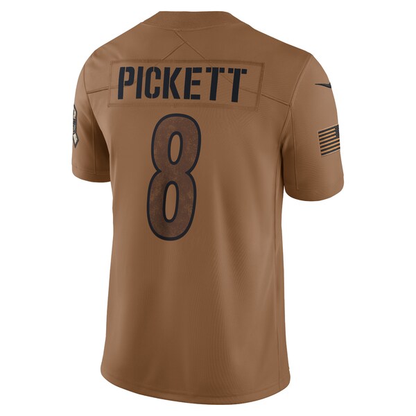 Kenny Pickett Pittsburgh Steelers Nike 2023 Salute To Service Limited Jersey - Brown - Image 3