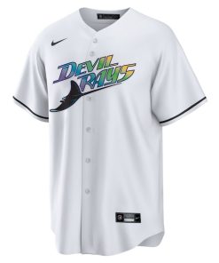 Alternative view of Tampa Bay Rays Nike Home Replica Team Jersey - White