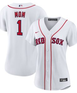 Boston Red Sox Nike Women's #1 Mom Home Replica Jersey - White