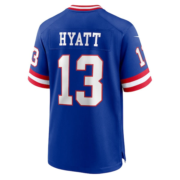 Jalin Hyatt New York Giants Nike Team Game Jersey - Royal/White - Image 6