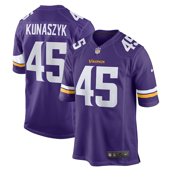 Jordan Kunaszyk Minnesota Vikings Nike Game Jersey - Purple