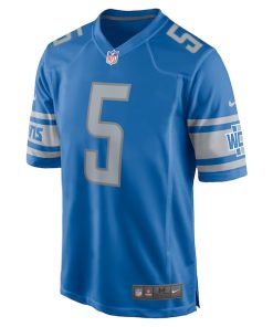 Alternative view of David Montgomery Detroit Lions Nike Game Player Jersey - Blue