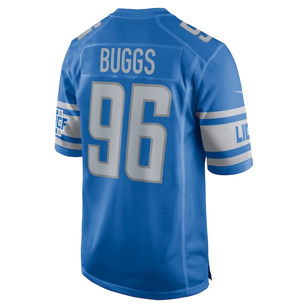 Isaiah Buggs Detroit Lions Nike Home Game Player Jersey - Blue - Image 3