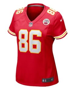 Alternative view of Gerrit Prince Kansas City Chiefs Nike Women's Team Game Jersey -  Red