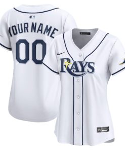 Tampa Bay Rays Nike Women's Home Limited Custom Jersey - White