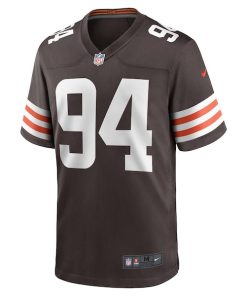 Alternative view of Dalvin Tomlinson Cleveland Browns Nike Game Player Jersey - Brown