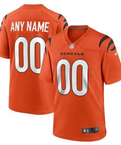 Cincinnati Bengals Nike Alternate Game Custom Jersey - Orange